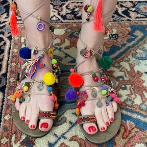 Colorful Bohemian Sandals